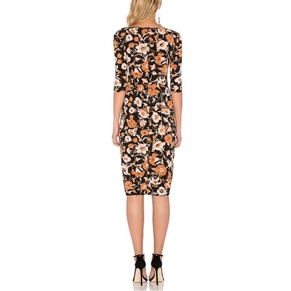 For Love & Lemons Floret Print Midi Dress Size XS - Picture 2 of 9